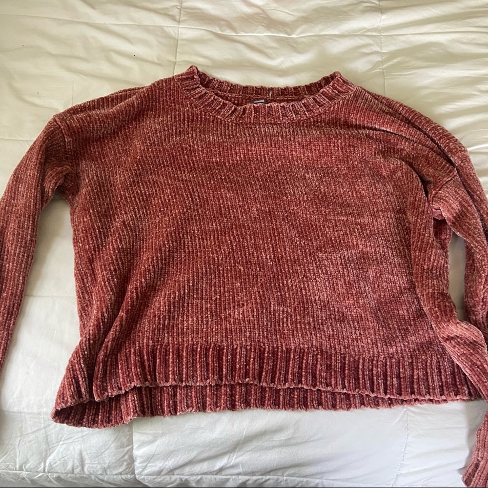 Aerie velvet like sweater